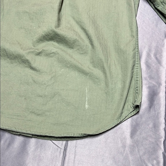 Vans military Green snap Button-Up long sleeve collared Shirt size medium - Picture 15 of 16